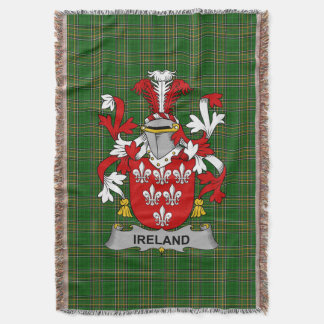 Irland Jackar Arm Family Crest Ireland Filt