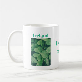 Irland, jag älskar mitt land kaffemugg