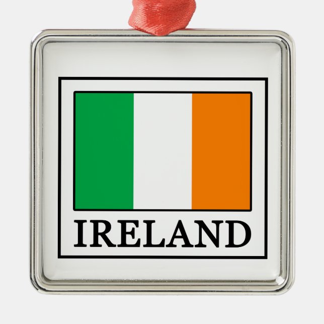 Irland julgranskotte julgransprydnad metall (Framsidan)