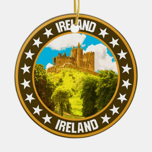 Irland Julgransprydnad Keramik (Framsidan)