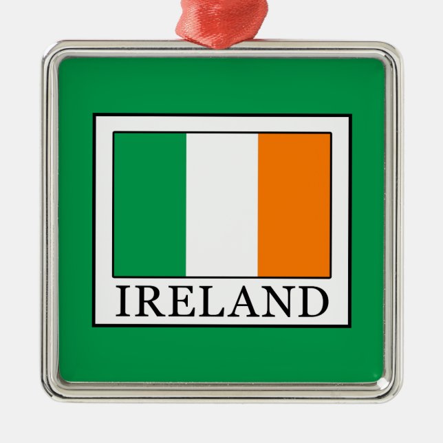 Irland Julgransprydnad Metall (Framsidan)