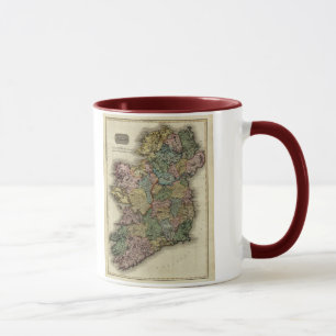 Irland karta 1813 av John Pinkerton Mugg