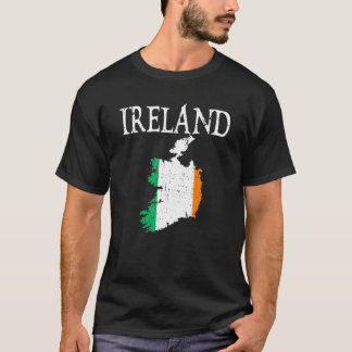 Irland karta Irland T Shirt