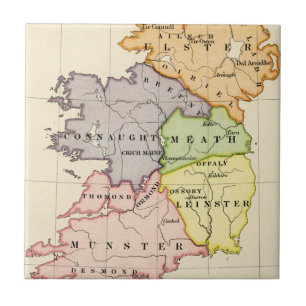 Irland karta kakelplatta