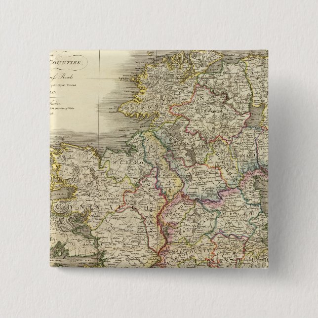 Irland karta knapp (Framsida)