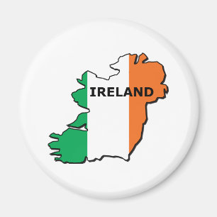 Irland karta magnet