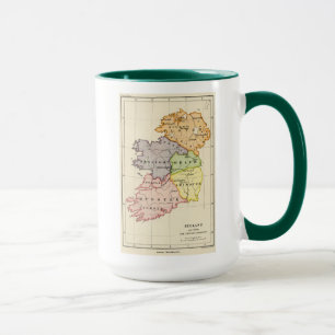 Irland karta mugg