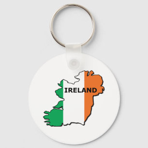 Irland karta nyckelring