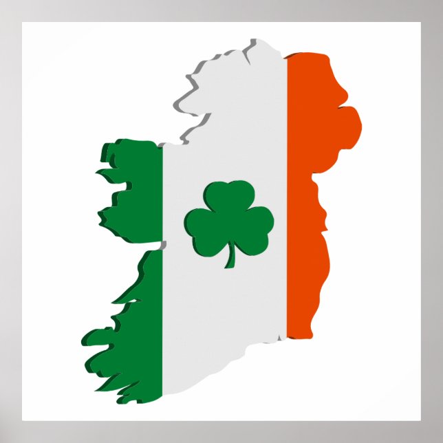Irland karta poster (Framsidan)