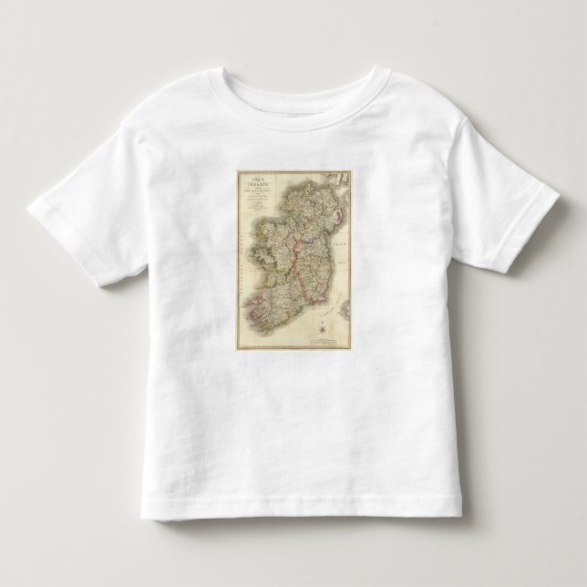 Irland karta tee (Framsida)