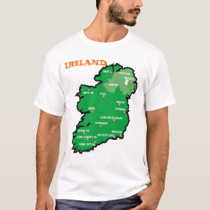 Irland karta tröja
