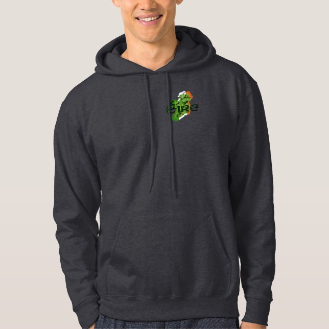 Irland Karta v2 av Kenneth Yoncich Sweatshirt (Framsida)