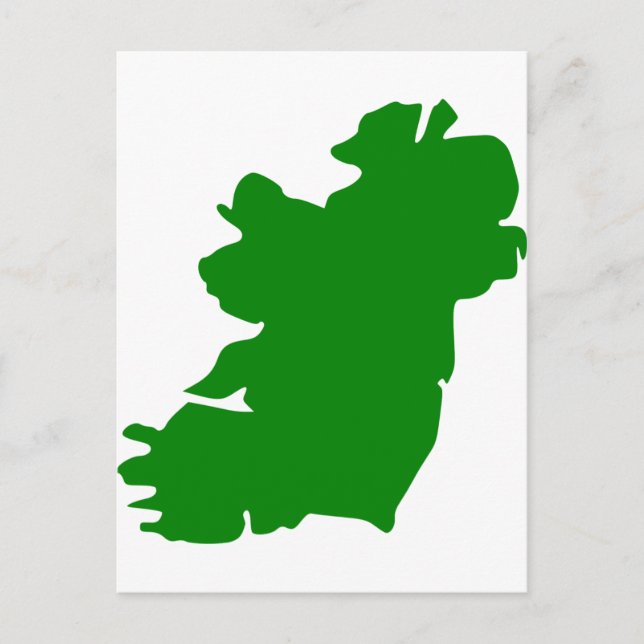 Irland Karta Vykort (Framsida)