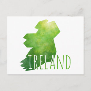 Irland Karta Vykort