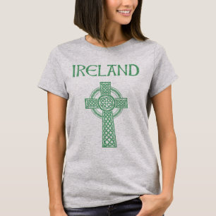 Irland Keltiskt kors Tee Shirt