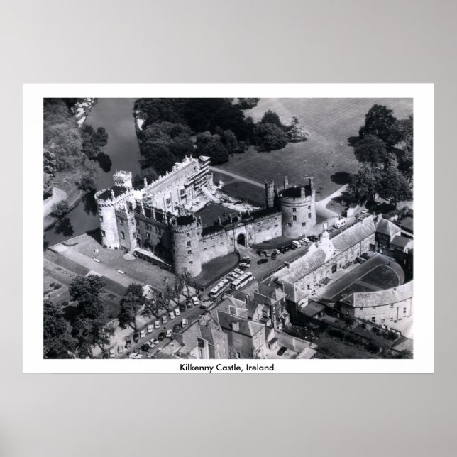 Irland, Kilkenny Castle, River Nore Poster (Framsidan)