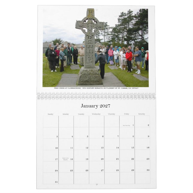 Irland kristna arv kalender (Jan 2027)