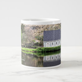 Irland, kyrka, stenmuren, Sjö, fotografi Jumbo Mugg