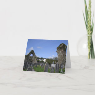 Irland kyrkogårdfoto kort