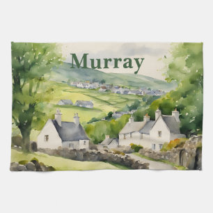 Irland Land Village Irish Surname Namn Anpassnings Kökshandduk