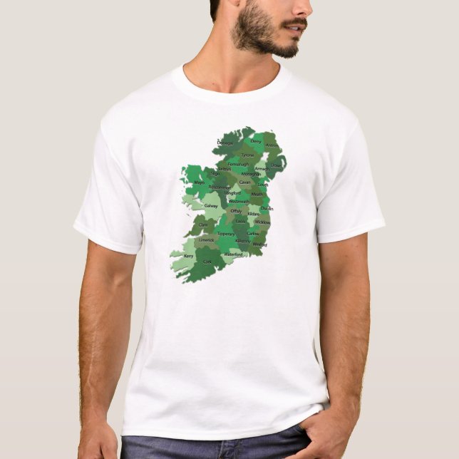 Irland läntshirt tee (Framsida)