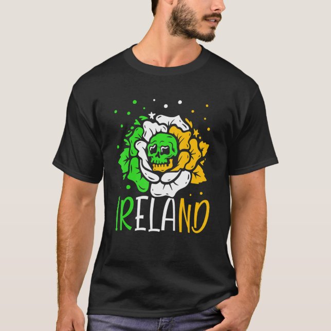 Irland Leprechaun Irish St. Patricks Day Gaelic S T Shirt (Framsida)