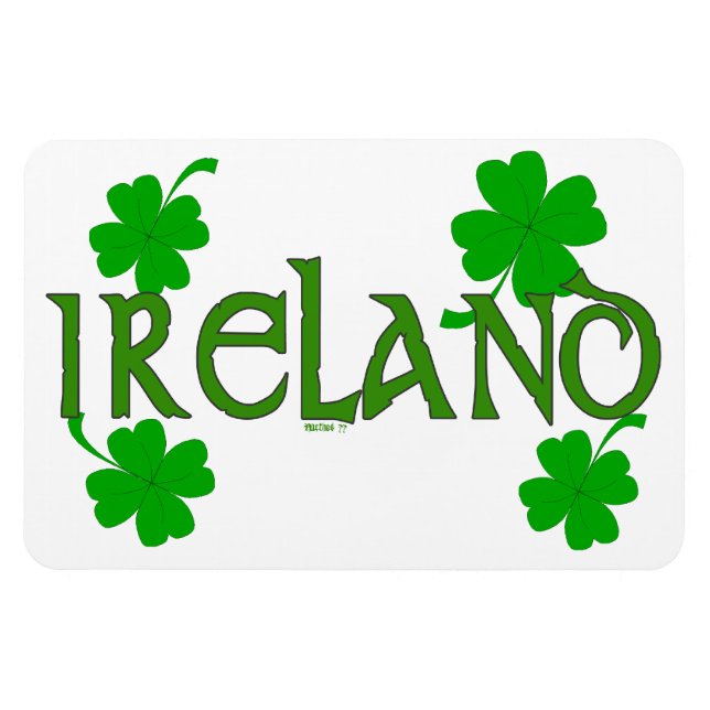 Irland Magnets Magnet (Horisontell)