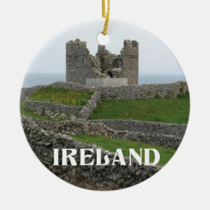Irland med Inisheer-foto Julgransprydnad Keramik