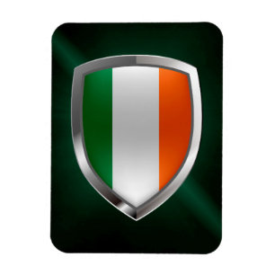 Irland Metallic Emblem Magnet