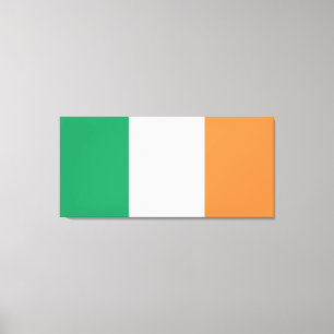 Irland National Flagga, Irish standard, Banner Canvastryck