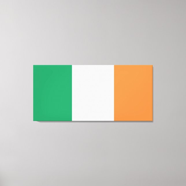 Irland National Flagga, Irish standard, Banner Canvastryck (Framsida)