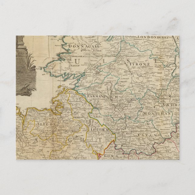 Irland, norra vykort (Framsida)