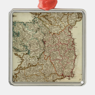 Irland och England Julgransprydnad Metall