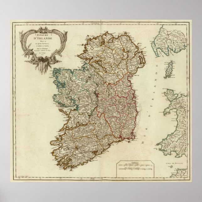 Irland och England Poster (Framsidan)