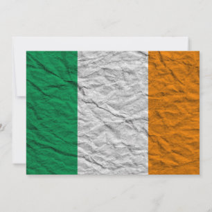 Irland och flagga inbjudningar