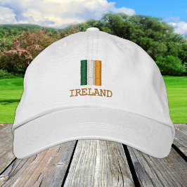 Irland och Flagga/irländska patrioter Broderad Keps
