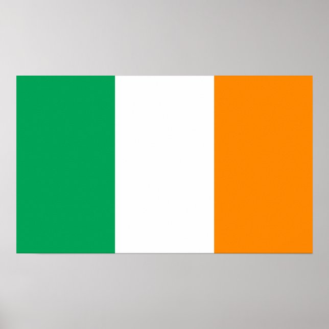 Irland och flagga poster (Framsidan)