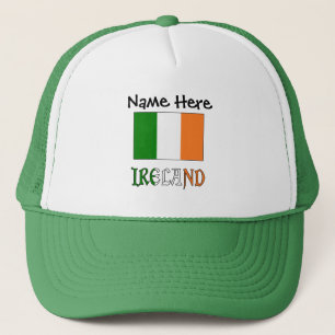 Irland och irländsk flagga personlig keps