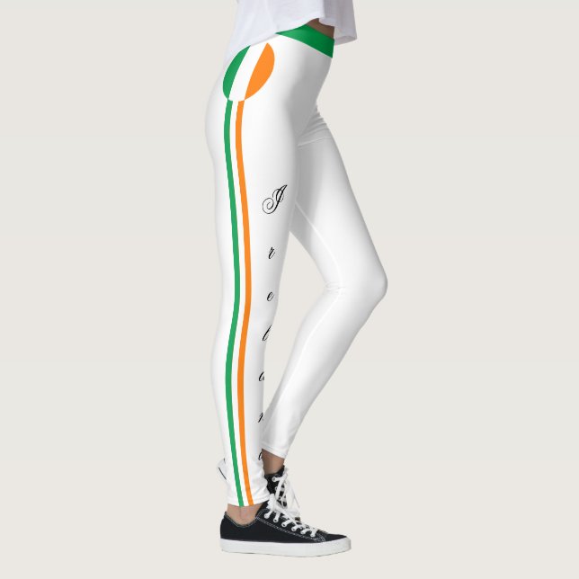 Irland och Irländska Flagga-mode-resor/sport fläkt Leggings (Höger)