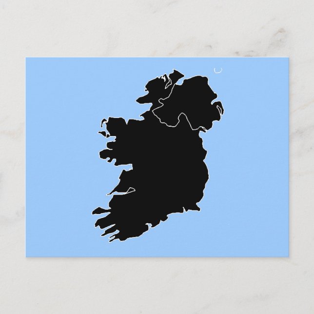 IRLAND OCH NORDIRLAND VYKORT (Framsida)
