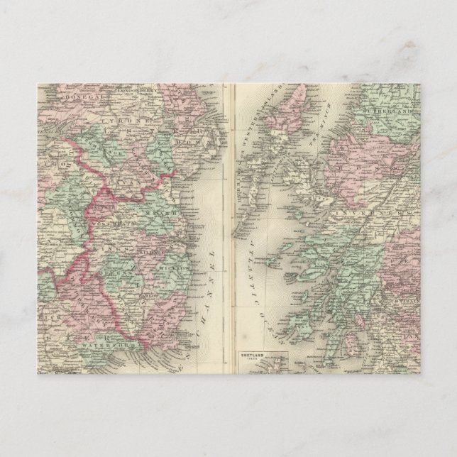 Irland och Skottland Vykort (Framsida)