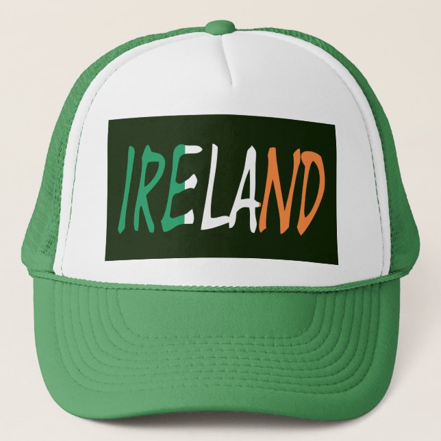 Irland överskattade den irländska Flagga Keps (Framsida)