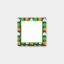 Irland Papercut Shamrocks - Black Notes