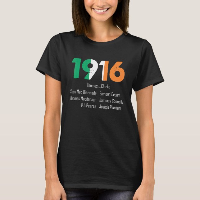 Irland Påsk Stigning hundraårsjubileum 1916 Irish  T Shirt (Framsida)
