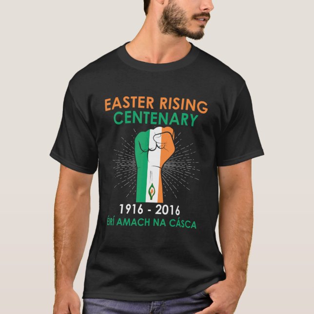 Irland Påsk Stigning hundraårsjubileum 1916 Irish  T Shirt (Framsida)