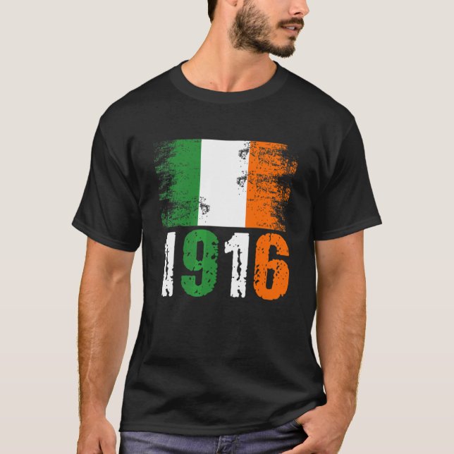 Irland Påsk Stigning hundraårsjubileum 1916 Irish  T Shirt (Framsida)