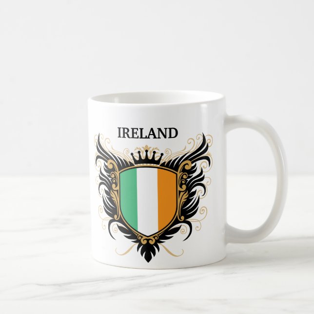 Irland [personifiera], kaffemugg (Höger)