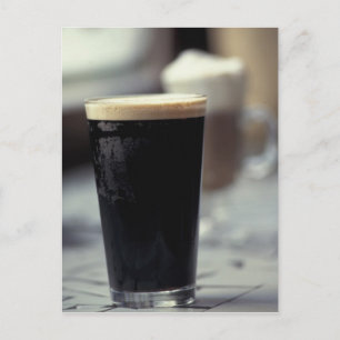 Irland. Pint stout. Vykort