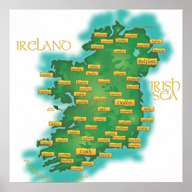 Irland Poster (Framsidan)