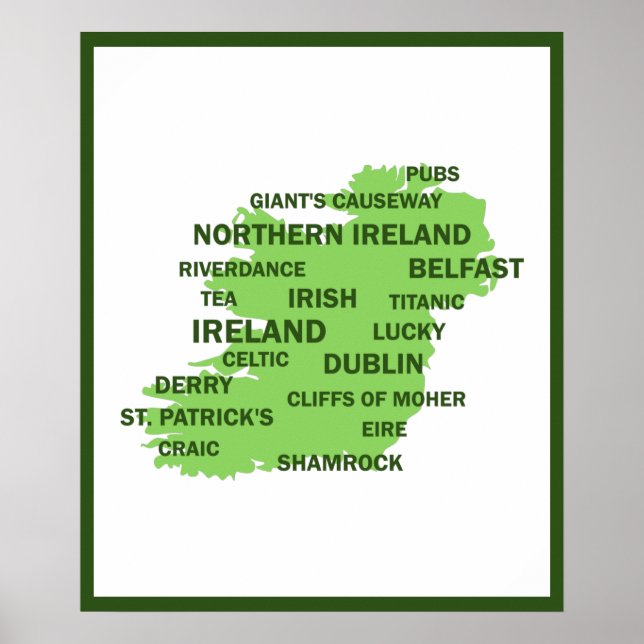 Irland Poster (Framsidan)